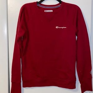 Champion Red Crewneck